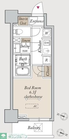 HF川口駅前レジデンスの物件間取画像